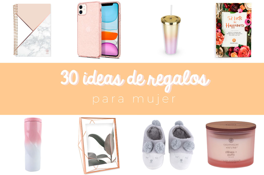 caricia Cubeta debajo 30 Ideas de Regalos para Mujer - Sayil DIY
